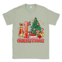 Matcha red christmas bunny 1st christmas Classic Tee - MaliasSmallBusiness