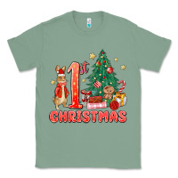 Sage red christmas bunny 1st christmas Classic Tee - MaliasSmallBusiness