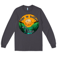 Smoke life is better at the river Long Sleeve Tee - JahusDesignShop
