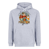 Heather Grey just a girl who loves pumpkin spice Heavyweight Hoodie - CowGirlArtShop
