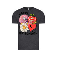 Vintage Black happy 100 days of school Vintage Tee - MaliasSmallBusiness