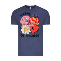 Vintage Denim happy 100 days of school Vintage Tee - MaliasSmallBusiness