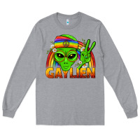 Heather Grey Gaylien LGBTQ Pride Long Sleeve Tee - BundleAndBundleShop