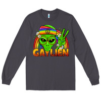 Smoke Gaylien LGBTQ Pride Long Sleeve Tee - BundleAndBundleShop