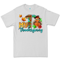Dove Grey my first thanksgiving with turkey Premium Tee - AdoDesignShop