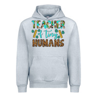 Heather Grey teacher of tiny humans Urban Hoodie - BundleAndBundleShop