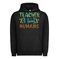Pigment Black teacher of tiny humans Urban Hoodie - BundleAndBundleShop