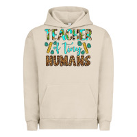 Pigment French Oak teacher of tiny humans Urban Hoodie - BundleAndBundleShop