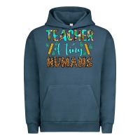 Pigment Midnight Navy teacher of tiny humans Urban Hoodie - BundleAndBundleShop