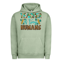 Pigment Oil Green teacher of tiny humans Urban Hoodie - BundleAndBundleShop
