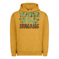 Pigment Peanut Butter teacher of tiny humans Urban Hoodie - BundleAndBundleShop