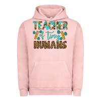 Pigment Salmon teacher of tiny humans Urban Hoodie - BundleAndBundleShop
