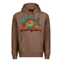 Chestnut hello pumpkin Premium Hoodie - CowGirlArtShop