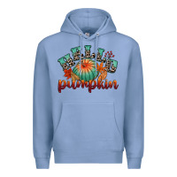 Colony Blue hello pumpkin Premium Hoodie - CowGirlArtShop