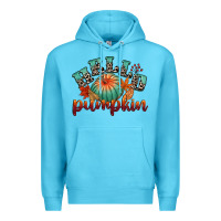 Ocean Blue hello pumpkin Premium Hoodie - CowGirlArtShop