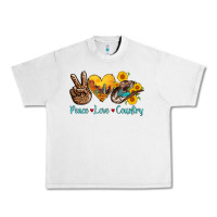 Lunar Rock peace love country cowhide cowboy hat Urban Heavy Tee - AdoDesignShop