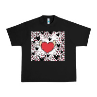 Valentine's Day Hearts Urban Heavy Tee | Teevron