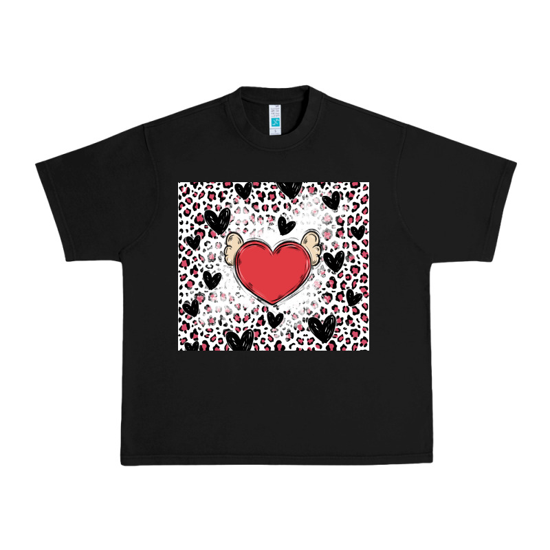 Valentine's Day Hearts Urban Heavy Tee by MaliasSmallBusiness | Teevron