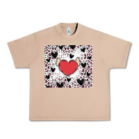 Burro valentine's day hearts Urban Heavy Tee - MaliasSmallBusiness