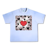Grape Ice valentine's day hearts Urban Heavy Tee - MaliasSmallBusiness