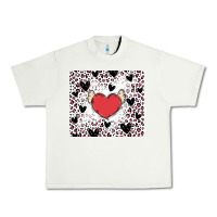 Pistachio valentine's day hearts Urban Heavy Tee - MaliasSmallBusiness
