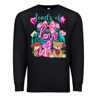 Black Loads of love truck Valentine's Day Premium Sweatshirt - HowdyJamesFarm