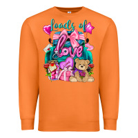 Carrot Loads of love truck Valentine's Day Premium Sweatshirt - HowdyJamesFarm