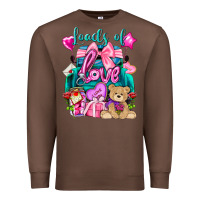 Chestnut Loads of love truck Valentine's Day Premium Sweatshirt - HowdyJamesFarm
