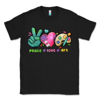 Black peace love art Classic Tee - NancyCooperArtShop