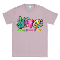 Lilac peace love art Classic Tee - NancyCooperArtShop