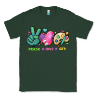 Sports Green peace love art Classic Tee - NancyCooperArtShop
