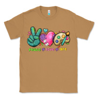 Toasted Coconut peace love art Classic Tee - NancyCooperArtShop