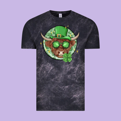 St. Patrick's Day Heifer Vintage Tee Designed By Maliassmallbusiness