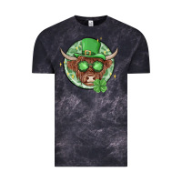 Cloud Black st. patrick's day heifer Vintage Tee - MaliasSmallBusiness
