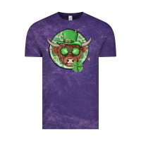 Cloud Purple st. patrick's day heifer Vintage Tee - MaliasSmallBusiness