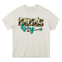 Cream mama's boy Heavy Core Tee - AdoDesignShop