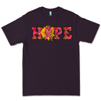 Plum hope sunflower and ribbon Premium Tee - AdoDesignShop