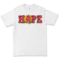 White hope sunflower and ribbon Premium Tee - AdoDesignShop