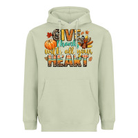 Matcha give thanks with all your heart Heavyweight Hoodie - CowGirlArtShop