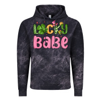 Cloud Black lucky babe st patrick s day Vintage Hoodie - MaliasSmallBusiness