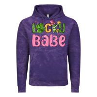 Cloud Purple lucky babe st patrick s day Vintage Hoodie - MaliasSmallBusiness