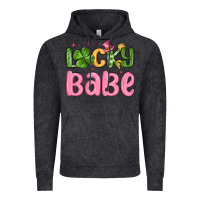 Vintage Black lucky babe st patrick s day Vintage Hoodie - MaliasSmallBusiness