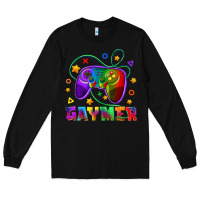 Black Western Gaymer Long Sleeve Tee - BundleAndBundleShop