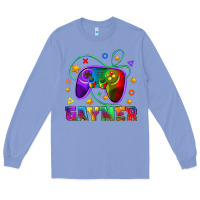 Colony Blue Western Gaymer Long Sleeve Tee - BundleAndBundleShop