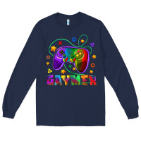 Navy Western Gaymer Long Sleeve Tee - BundleAndBundleShop