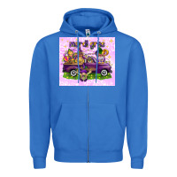 Mardi Gras With Gnomes Zipper Hoodie | Teevron