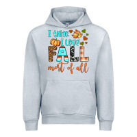Heather Grey i think i love fall most of all Urban Hoodie - BundleAndBundleShop