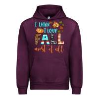 Mauve Wine i think i love fall most of all Urban Hoodie - BundleAndBundleShop