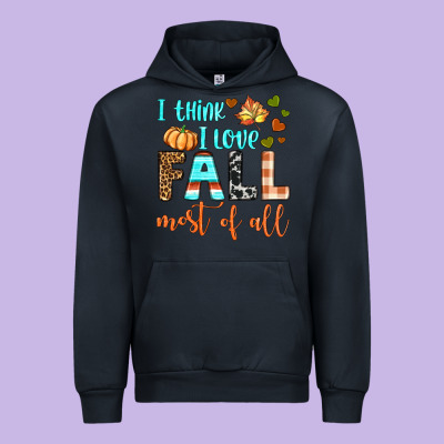 I Think I Love Fall Most Of All Urban Hoodie Designed By Bundleandbundleshop