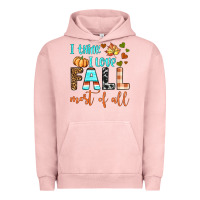 Pigment Salmon i think i love fall most of all Urban Hoodie - BundleAndBundleShop